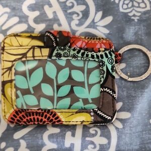 Vera Bradley Multicolor Keychain Wallet